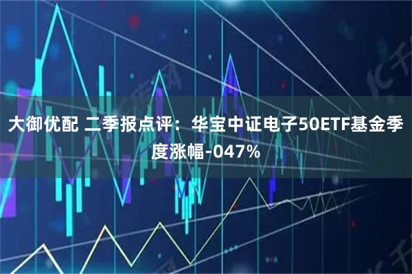 大御优配 二季报点评：华宝中证电子50ETF基金季度涨幅-047%