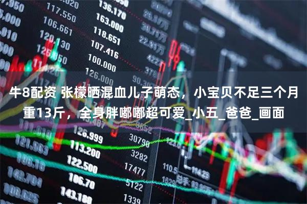 牛8配资 张檬晒混血儿子萌态，小宝贝不足三个月重13斤，全身胖嘟嘟超可爱_小五_爸爸_画面