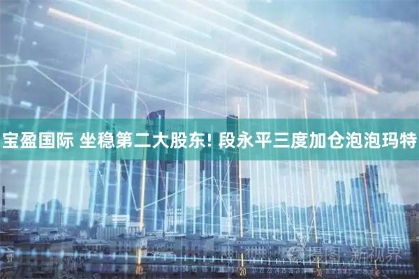 宝盈国际 坐稳第二大股东! 段永平三度加仓泡泡玛特